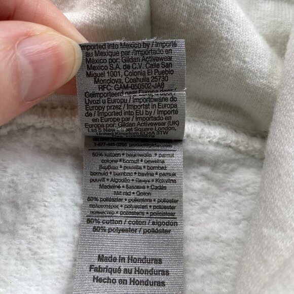 Myrtle Beach SC Hoodie Women L White Keep It Salty Pailey Turtle Gildan Souvenir - Picture 4 of 12